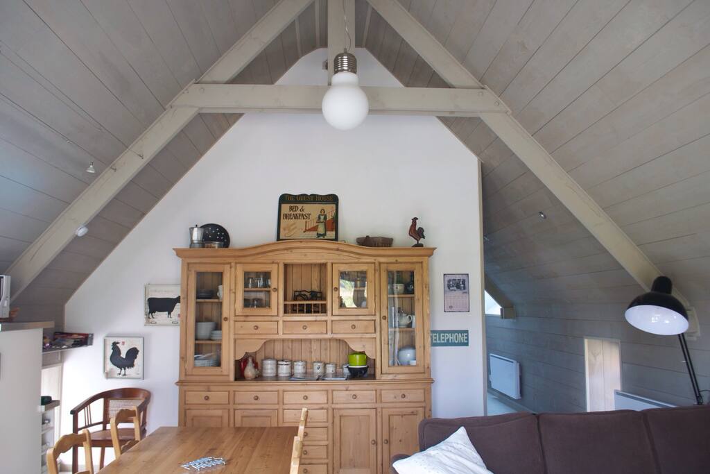 Living room in gîte