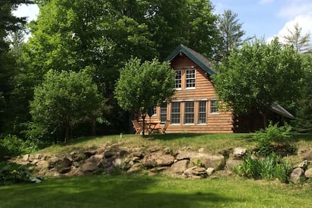 Peaceful Log Cabin in the Woods