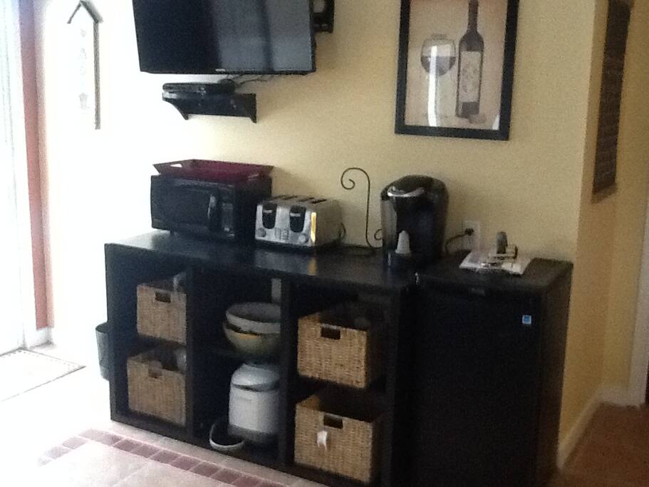 Breakfast bar.