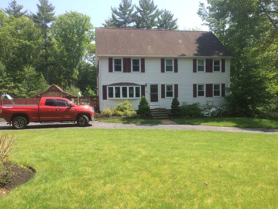 The front of the home.