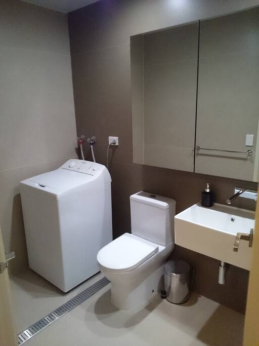 Bathroom 1 and Laundry