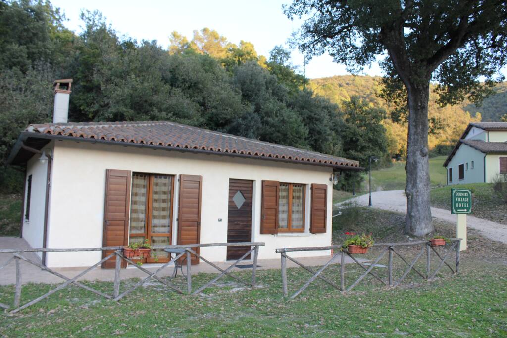 L'esterno della villetta