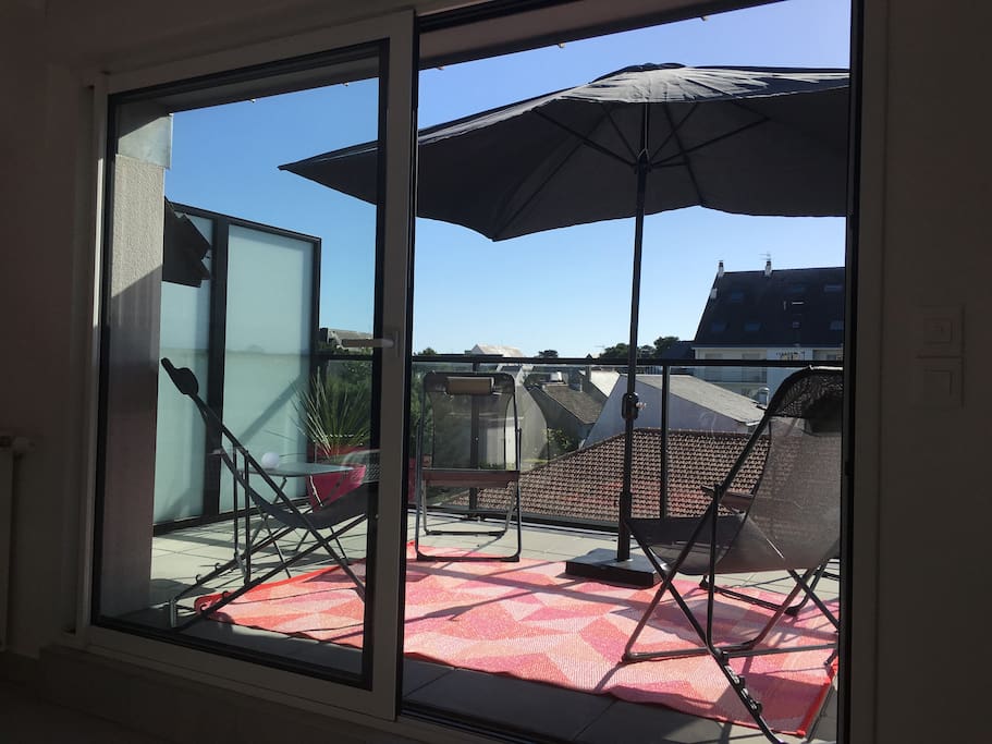 Terrasse aménagée pour la détente