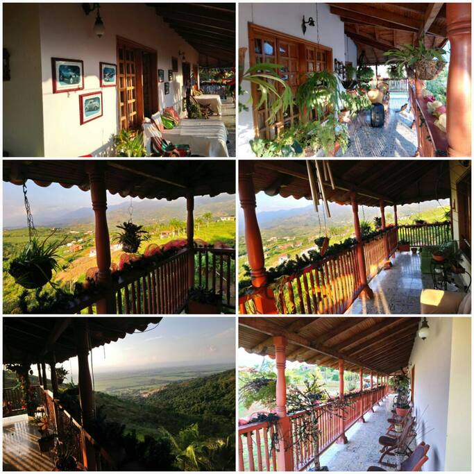 Corredores de la casa con vista espectacular