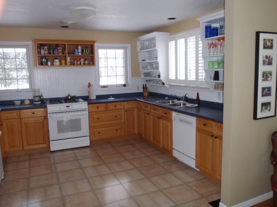 Bright clean kitchen