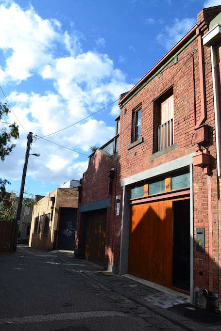 The front of the stables in our lovely historic neighbourhood