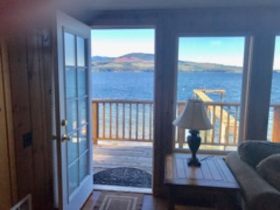 What a view out the front door!