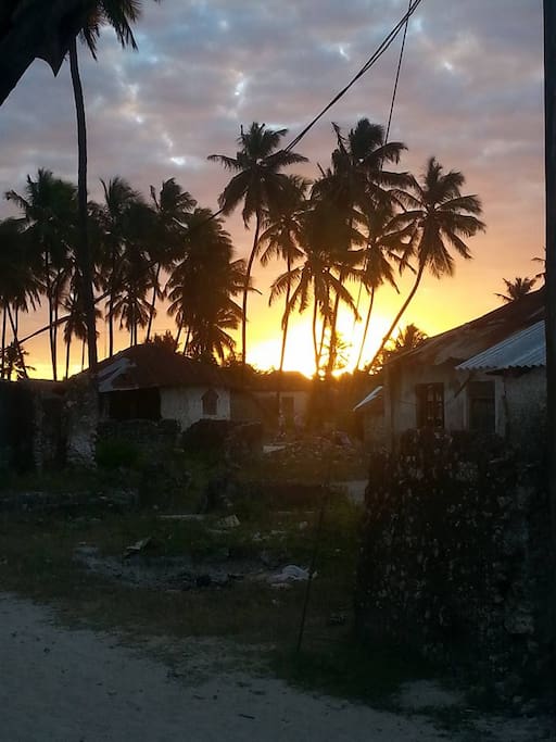 Sun down!