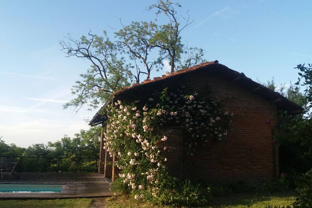 L'ingresso con rosa