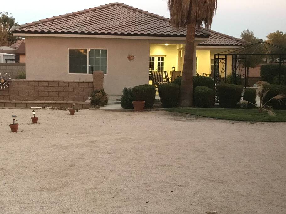Casita at dusk