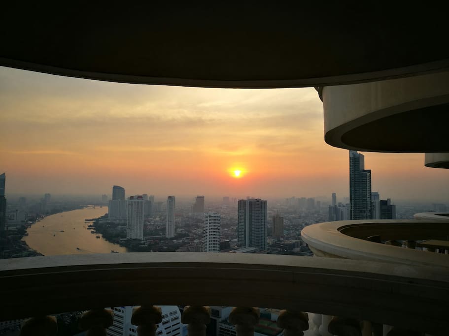 Balcony view (Sunset)