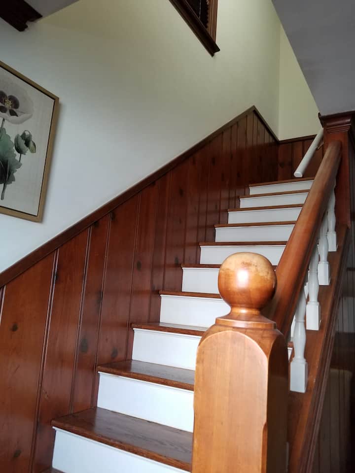 Stairs to Master Bedroom and Master Bathroom.