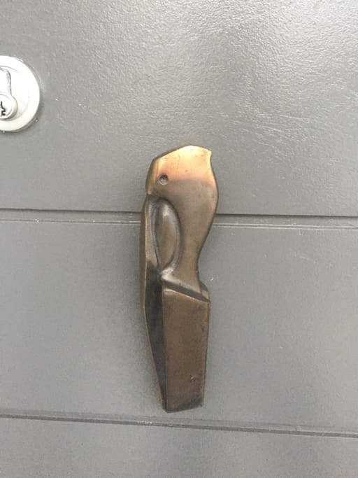 bronze front door pull