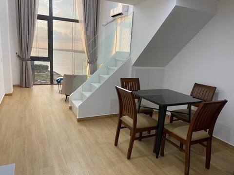 modern loft flat riverfront