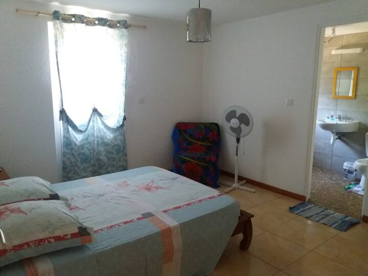 Habitación 4 con baño y aseo privado apertura al jardín