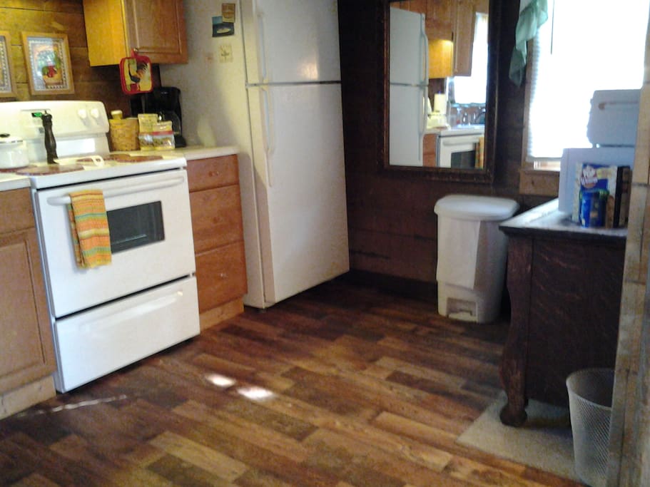 This full kitchen will accommodate the most particular of cooks.