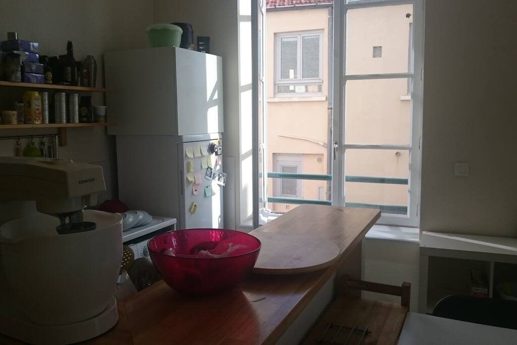 Cuisine ouverte sur salon