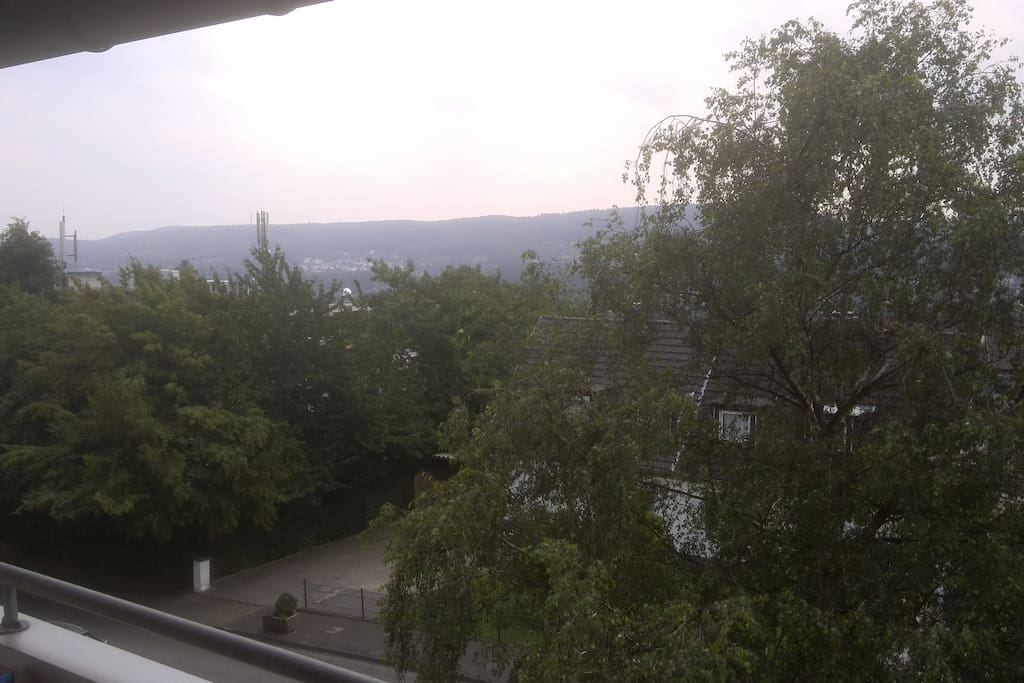 View from the balcony