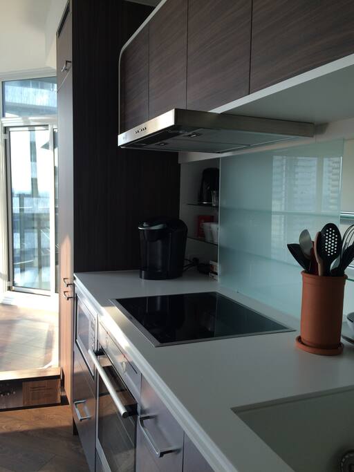 Enjoy the sunshine beaming in as you cook