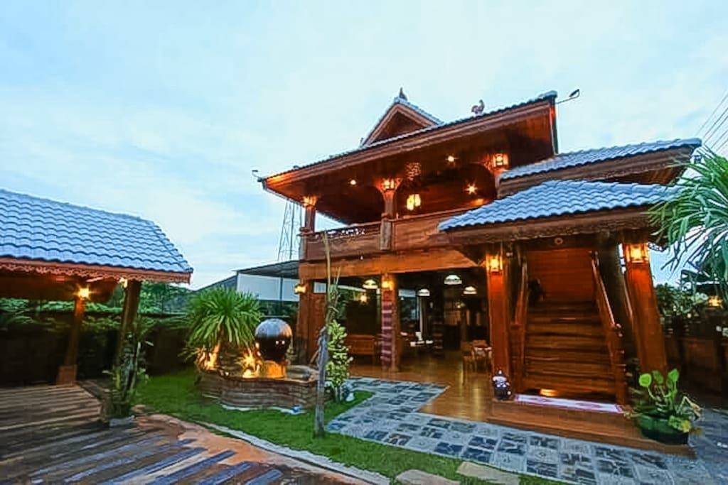 Our beautiful teak house