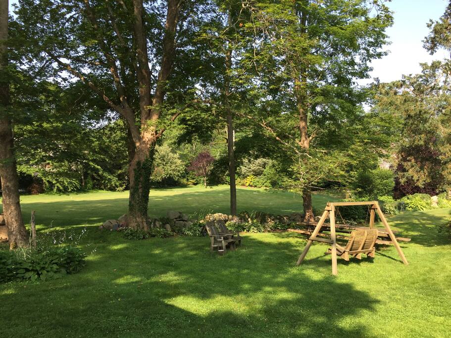 sitting area outside