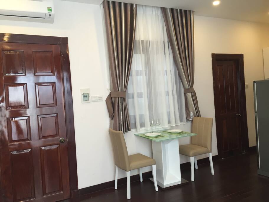 Dining area in entire apartment