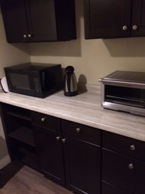 Food preparation area (not a full kitchen)