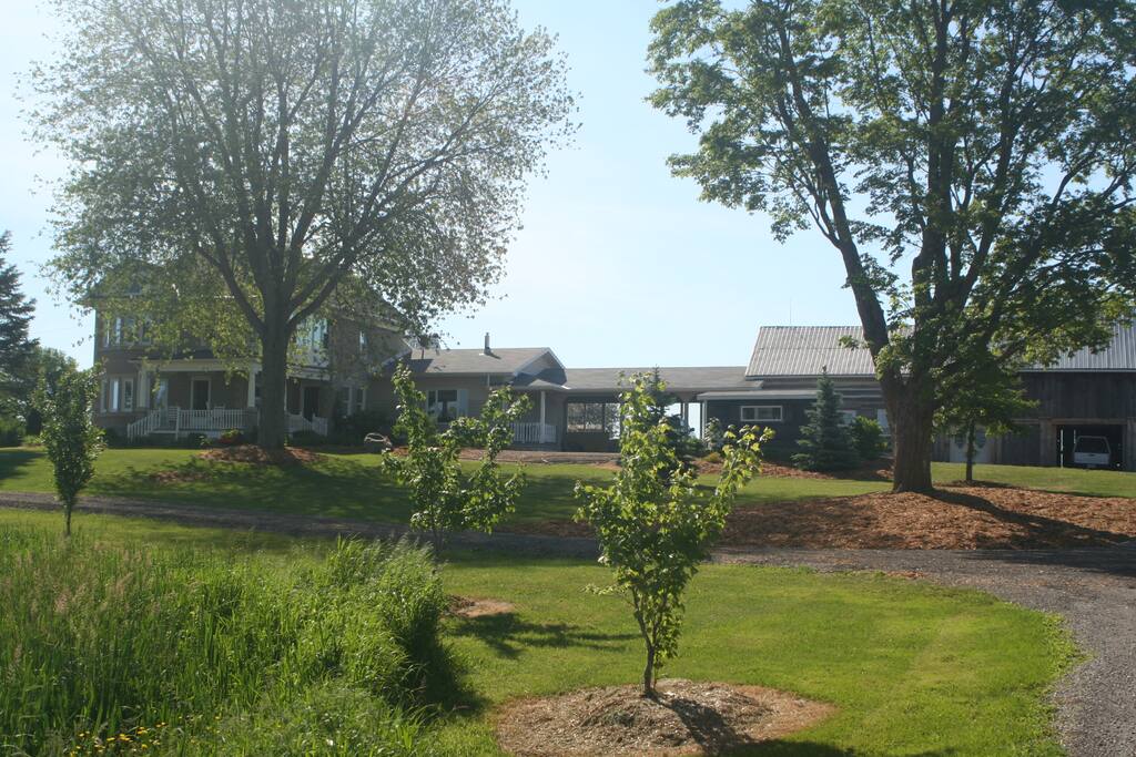 Farm view from Concession 7 - Covered Parking