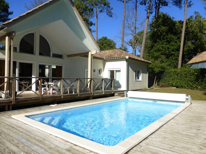 Villa 4* Golf Biscarrosse  Ocean/lac Avec Piscine - Biscarrosse