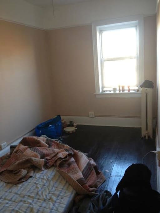 The modest room but it gets the job done