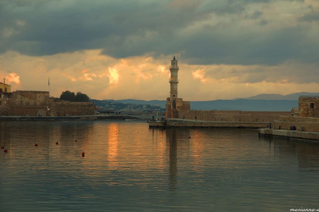 The Old port and our lighthouse