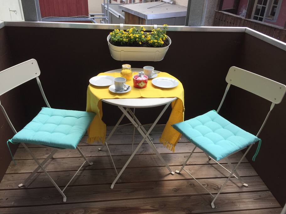 Kleiner feiner Balkon