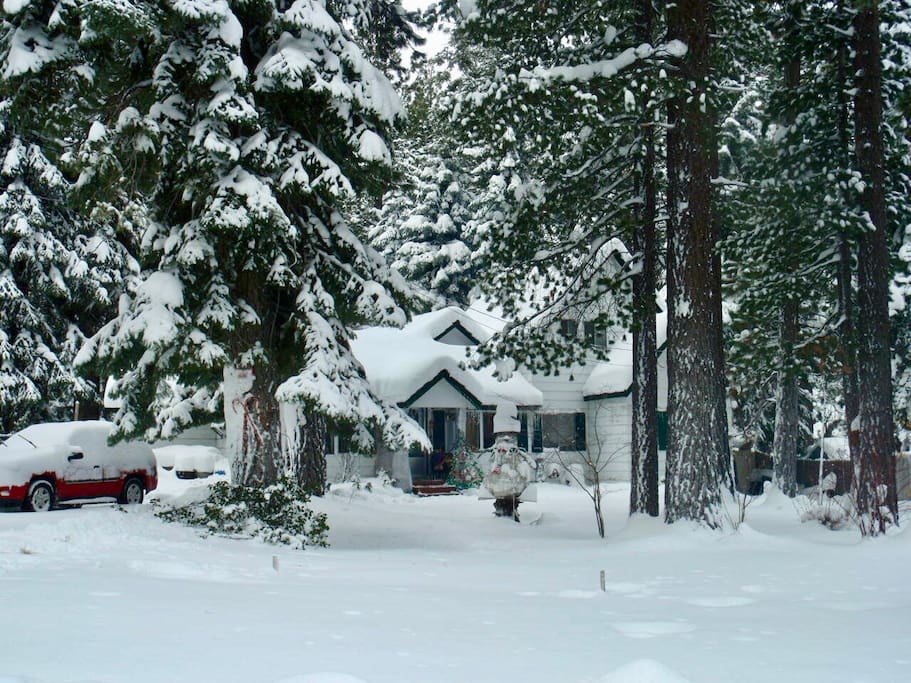 Home in winter