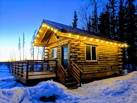 Tiny Alaskan Cabin with Denali Views
