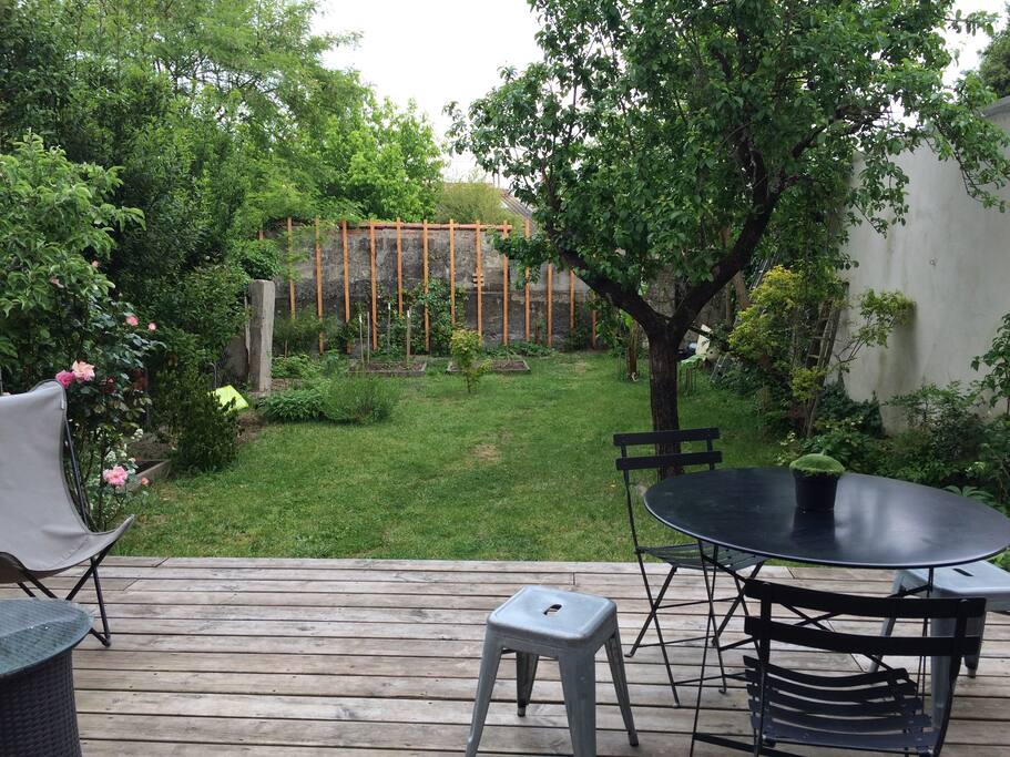 jardin de charme avec terrasse