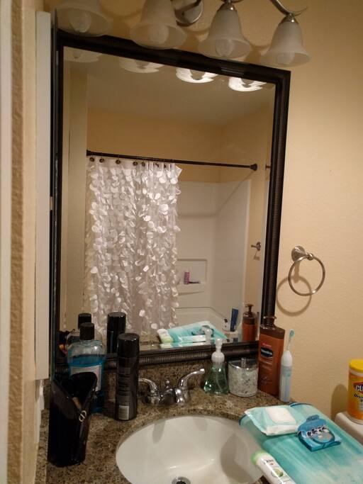 Hallway bathroom
