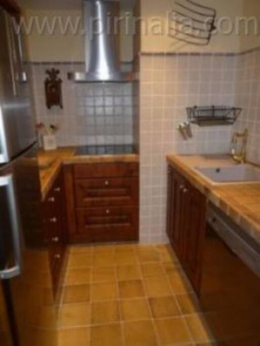 Cocina. Apartamento en Vielha.