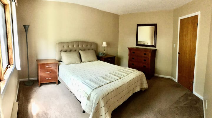 Main level bedroom (queen bed)