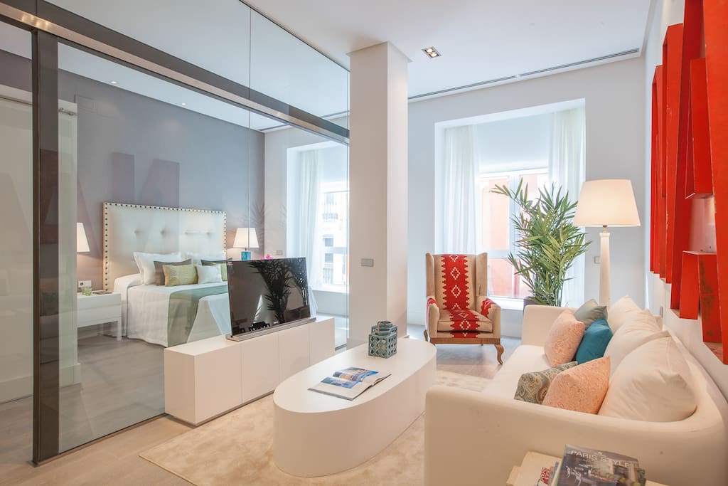 This part boasts a large LCD television.