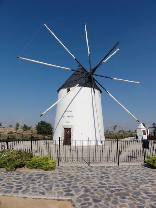 Molino harinero típico de la zona