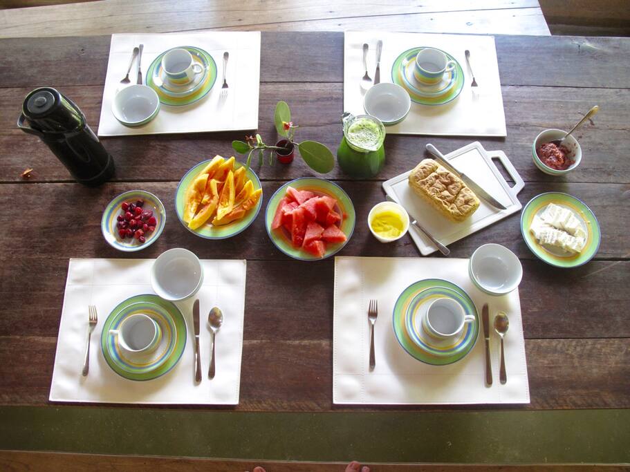 Café da manhã da fazenda