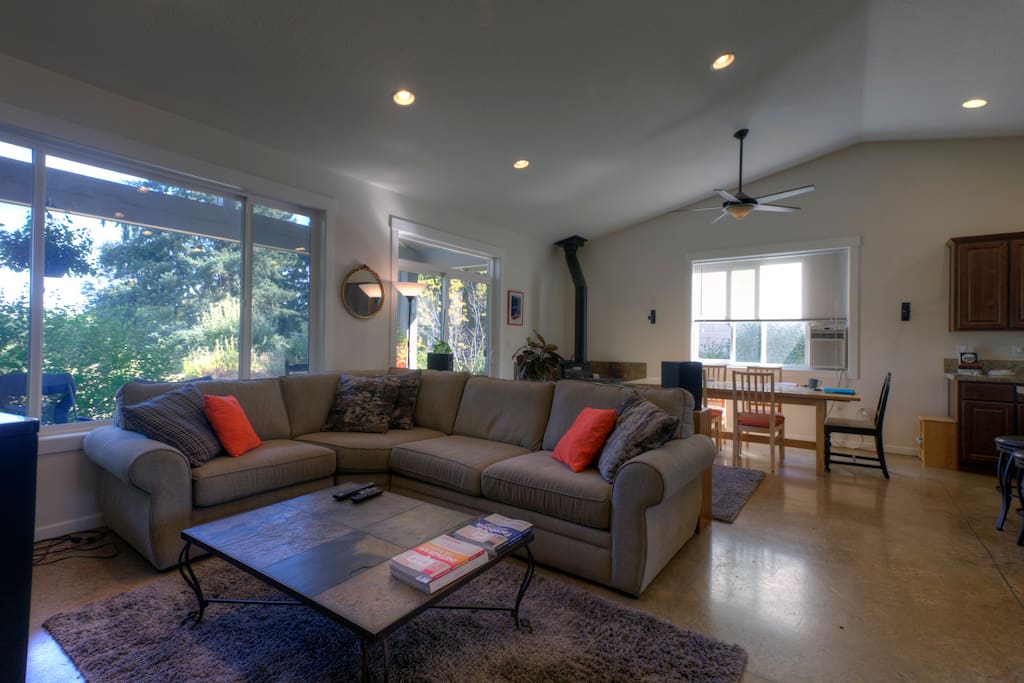 Shared living and dining room