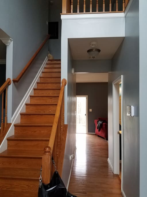 This is the first view once you enter the home.