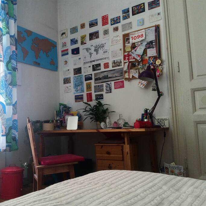 view from bed