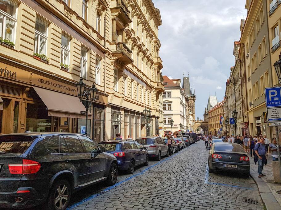View from main street