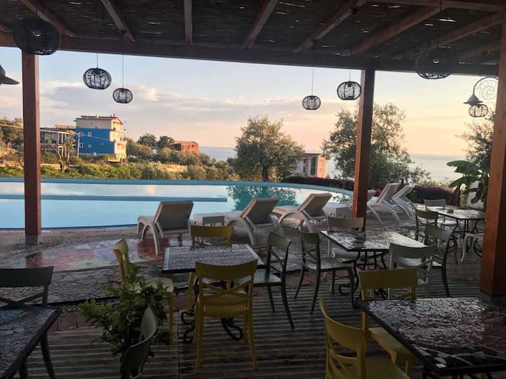Newly Renovated Apartment with Sea View in Dhërmi