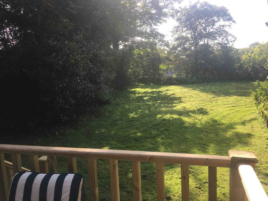 View from deck