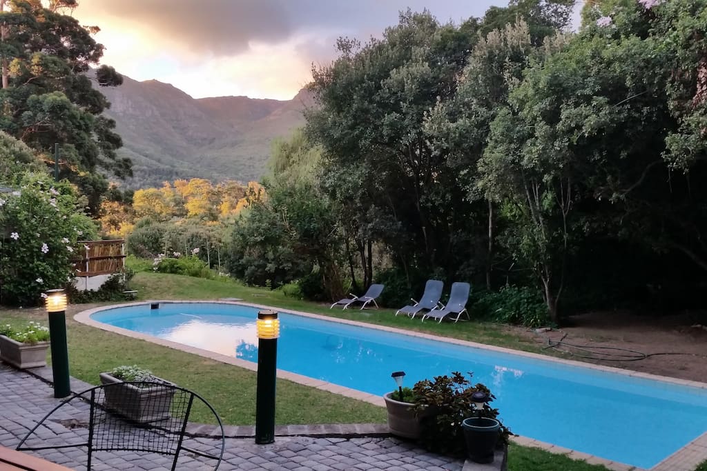 Phantoms Pool in the evening