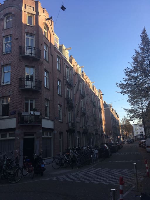 The apartment is the one with the central balcony