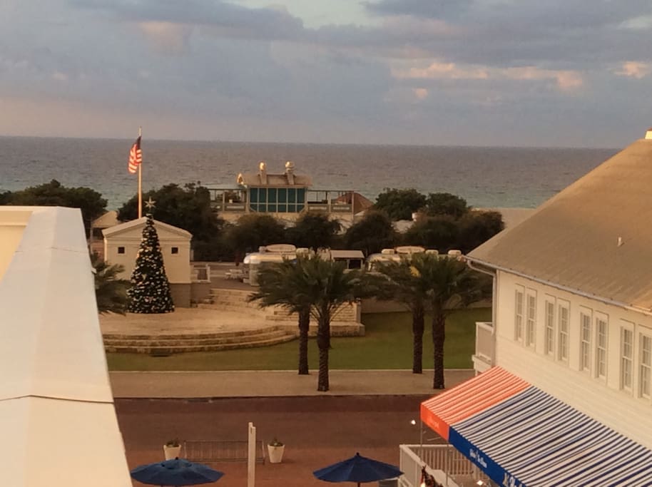 View of the Gulf of Mexico from our rooftop